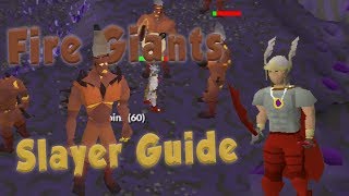 OSRS Catacombs of Kourend Fire Giants Slayer Guide [upl. by Fayola]