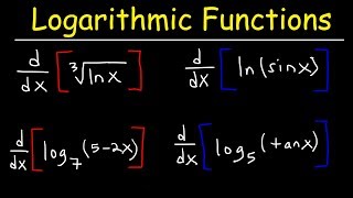 Derivative of Logarithmic Functions [upl. by Phira]