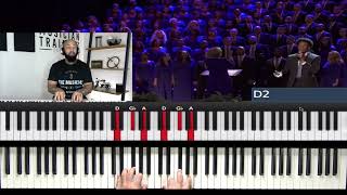 Piano How to Play quotPsalm 34quot by The Brooklyn Tabernacle Choir [upl. by Kroy131]