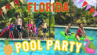 FLORIDA POOL PARTY VACATION🎉 121 VLOG [upl. by Neurath]