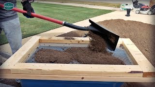 DIY Soil Sifter  GREAT for Lawn Leveling [upl. by Hoagland]