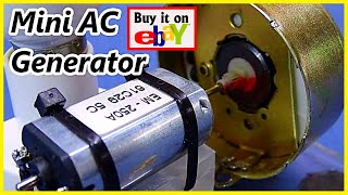 DC Motor to AC Generator [upl. by Attenat]