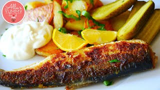 Fried Herring amp Potatoes Recipe  Жареная селедка [upl. by Nnaitsirhc]