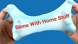 DIY How To Make Slime With Home Ingredients No Borax Slime Recipes [upl. by Ardnaiek]