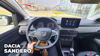 New Dacia Sandero 2021 Test Drive Review POV [upl. by Carlock971]