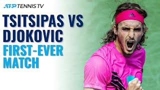 Stefanos Tsitsipas vs Novak Djokovic  Extended Highlights From FirstEver Match [upl. by Metts]