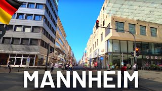 MANNHEIM Driving Tour 🇩🇪 Germany  4K Video Tour of Mannheim [upl. by Nivek]