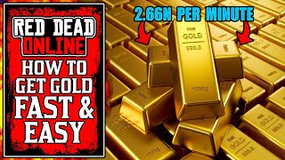 How to Get GOLD FAST in Red Dead Online The Best and Only Ways To Earn Gold RDR2 [upl. by Eylatan793]