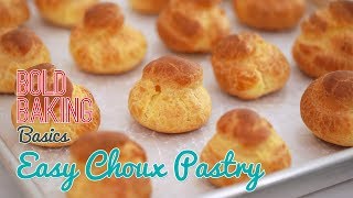 Easy Choux Pastry Recipe [upl. by Matheson]