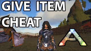 Give Item Ark Survival Evolved Cheat Console Command [upl. by Lefty]