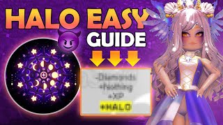 Get The NEW HALO By Using THIS GUIDE In Royalloween 2022 🎃 Royale High Halloween Update amp Tips [upl. by Cammy]