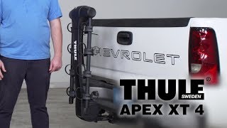 Thule Apex XT 4 Bike Rack Review and Demo [upl. by Yenittirb]