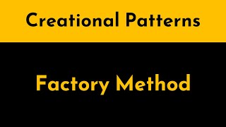 The Factory Method Pattern Explained and Implemented in Java  Creational Design Patterns  Geekific [upl. by Trab]