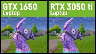 GTX 1650 DDR5  i5 vs RTX 3050 ti 60W LaptopNotebook [upl. by Akehsay]