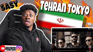 Sasy  Tehran Tokyo OFFICIAL VIDEO REACTION [upl. by Alilak]