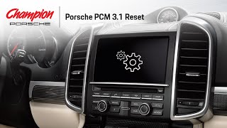 How to Porsche PCM 31 Reset and Fix [upl. by Hayward]