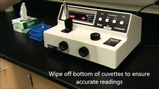 How To Use A Spectrophotometer [upl. by Lengel]