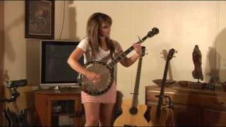 Kickin Chickens played by Jaimee Perea Eddie Shelton Banjo cover [upl. by Dante]