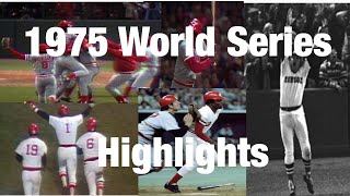 1975 World Series Highlights [upl. by Kristofor]