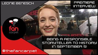 Premiere Interview Clip Leonie Benesch  September 5 The Fan Carpet [upl. by Ileek]