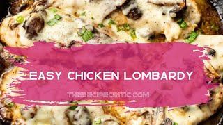 Chicken Lombardy I The Recipe Critic [upl. by Armyn]