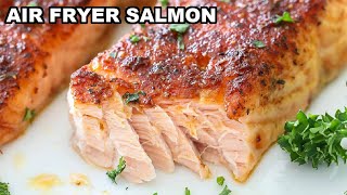 Perfect Air Fryer Salmon Recipe [upl. by Ayhtak]