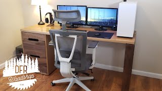 Building a Modern Computer Desk [upl. by Ateuqahs]