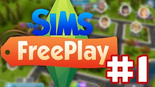 The Sims FreePlay  Gameplay Walkthrough Part 1  House Warming [upl. by Nylavad138]