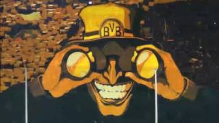 BVB  Signal Iduna Park Tifo Champions League spectacular atmosphere [upl. by Wallraff]