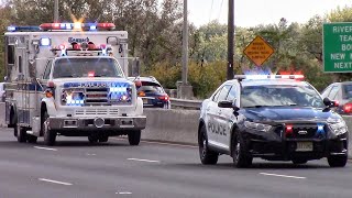 Police Cars Fire Trucks And Ambulances Responding Compilation Part 12 [upl. by Alul569]