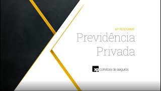 Previdência Privada o que é e como funciona  XP Responde [upl. by Acinorev]