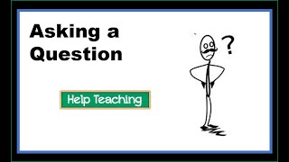 How to Ask a Question  ESL Lesson for Students [upl. by Anibor]