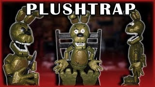 How to Make Plushtrap Puppet FNAF 4  Five Nights at Freddys  DIY Crafts from Scratch [upl. by Eimirej]