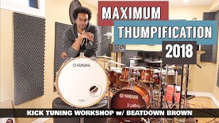 TUNE YOUR BASS DRUM QUICK amp EASY  Kick Tuning Workshop [upl. by Tony]