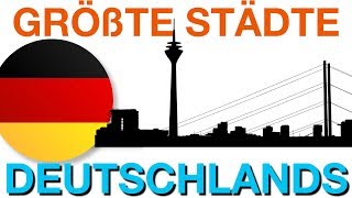 Die 20 größten Städte Deutschlands [upl. by Shetrit]