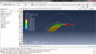 abaqus shell tutorial [upl. by Brebner]