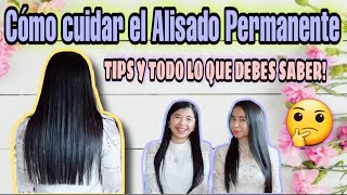 Cómo Cuidar el Alisado Permanente  Tips y Todo lo que debes saber  Alii amp Angiie [upl. by Gladdie]