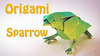 Origami Bird  How to Make a Paper Bird！ [upl. by Honig]