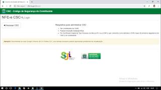 COMO GERAR CODIGO CSC SEFAZ NFCEs [upl. by Nytsyrk]