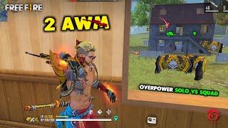 Insane 2 AWM Intense Duo vs Squad Ajjubhai OverPower Gameplay  Garena Free Fire [upl. by Flam478]