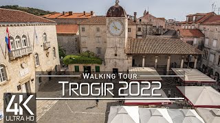 【4K 60fps】🇭🇷 VIRTUAL WALKING TOUR 🚶 «Trogir  Croatia 2022» 🎧 ORIGINAL SOUNDS 🚫 NO COMMENT 📺 ASMR [upl. by Ameer954]