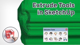 Extrude Tools in SketchUp  Plugin Tutorial [upl. by Yvonner]