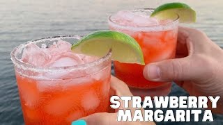 Easy Homemade Strawberry Margaritas [upl. by Acinna]