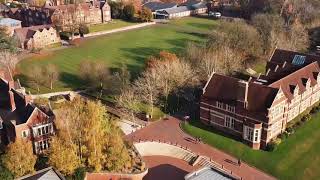 Views across Bromsgrove School  Drone Footage 202021 [upl. by Reerg600]