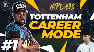 EXPRESSIONS Plays FIFA 22  Tottenham CAREER MODE 1 [upl. by Avehsile]