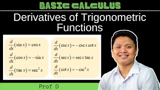 The Derivatives of Trigonometric Functions  Basic Calculus [upl. by Thais]