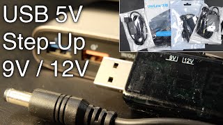 5V To 912V StepUp USB Adapters  Do They Work [upl. by Jallier]