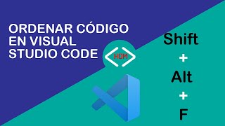 Ordenar código en Visual Studio Code [upl. by Anelaf]