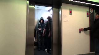 Star Wars Elevator Prank USING THE FORCE FOR REAL [upl. by Htebazila519]