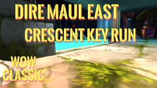 WoW ClassicDire Maul East guideCrescent key run [upl. by Parrott]